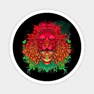 Animal Tribute Spirit Collection Lion Magnet